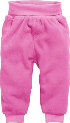 Schnizler Kinder Baby Pumphose Fleece mit Strickbund Pink