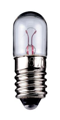 Goobay Röhrenlampe 1,2 W - Sockel E10, 12 V (DC), 100 mA