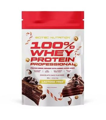 Scitec 100% Whey Protein Professional 500g Lactosefree Chocolate Cake