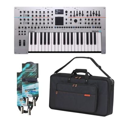 Roland Gaia 2 Synthesizer mit Tasche und 2x MIDI-Kabel