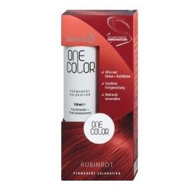 Keralock Haarfarbe One Color Rubinrot zum Färben und Umfärben innerhalb von 4 Monate