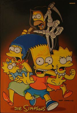 Originales altes Poster Die Simpsons