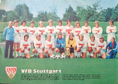 Originales altes Poster VfB Stuttgart