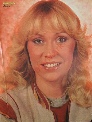 Originales altes Poster Agnetha ABBA