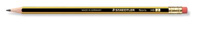 Staedtler 122-2 Bleistift Noris mit Radierer sechseckig