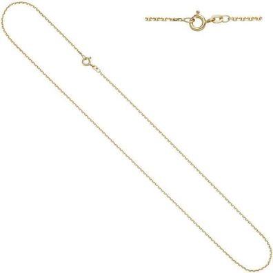 Ankerkette 585 Gelbgold 1,9 mm 50 cm Gold Kette Halskette Federring