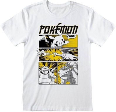 Pokémon Pokemon - Anime Style Cover T-Shirt White