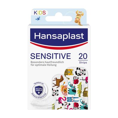 Hansaplast Kinderpflaster Sensitive - 20 Pflaster | Packung (20 Stück)