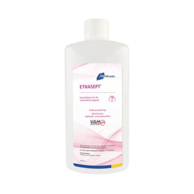 Meditrade Ethasept® Händedesinfektionsmittel - 500 ml | Flasche (500 ml)