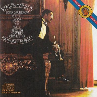 CD: Wynton Marsalis Plays Händel Purcell Torelli Fasch Molter (1984) CBS - MK 39061