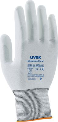 Uvex Schutzhandschuhe Phynomic Lite W 60041 (60041) 10 Paar