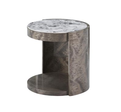 Beistelltisch Runder Design Tisch Marmor Wohnzimmer Tische Designer Möbel Holz