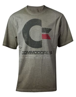 Commodore/ C64 T-shirt 64K Vintage Men's Green