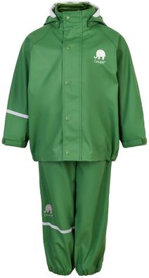 Celavi Kinder Regenset Basic Rainwear Set Solid PU Elm Green