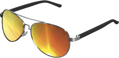 MSTRDS Sonnenbrille Sunglasses Mumbo Mirror Silver/ Orange