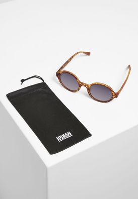 Urban Classics Sonnenbrille Sunglasses Retro Funk UC Brown Leo/ Grey