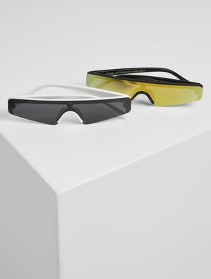 Urban Classics Sonnenbrille Sunglasses KOS 2-Pack Black/ White