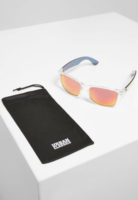 Urban Classics Sonnenbrille 110 Sunglasses UC Transparent/ Red