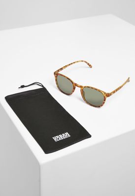 Urban Classics Sonnenbrille Sunglasses Arthur UC Brown Leo/ Green