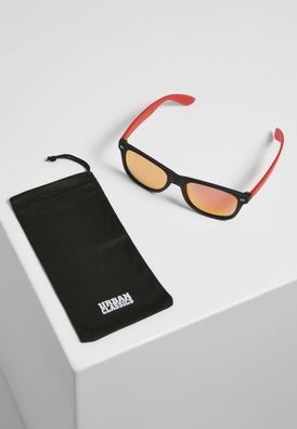 Urban Classics Sonnenbrille Sunglasses Likoma Mirror UC Black/ Red