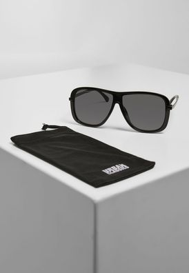 Urban Classics Sonnenbrille Sunglasses Milos Black/ Black