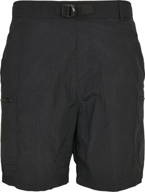 Urban Classics Adjustable Nylon Shorts Black