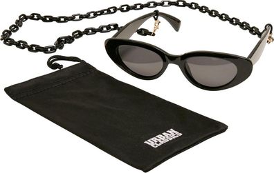 Urban Classics Sunglasses Puerto Rico With Chain Black
