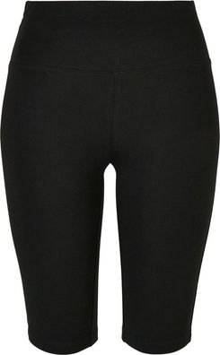 Urban Classics Damen Ladies Organic Stretch Jersey Cycle Shorts Black