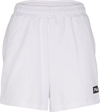 Fila Damen Shorts Banaz High Waist Shorts Bright White