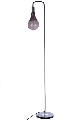 Gilde Stehlampe "Bulb" matt schwarz Fassung E 27, max. 40 Watt (inkl. Leuchtmittel...