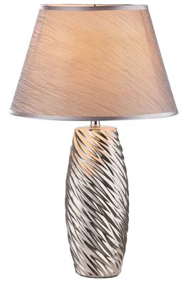 Gilde Keramik Lampe " Wave " 28882