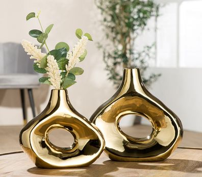 Gilde Keramik Vase "Malta" VE2 32582