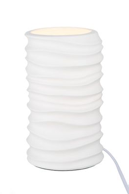 Gilde Porzell Lampe "Wave" 32482