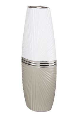 Gilde Keramik ovale Vase "Bardolino" VE 2 47458