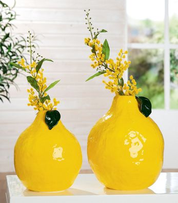 Gilde Vase "Limone" H. 21,5 cm 34481