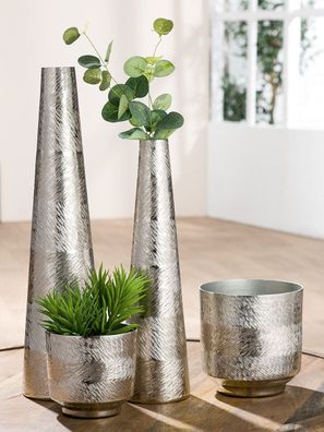 Gilde Aluminium Vase "Sinar" VE 3 69264