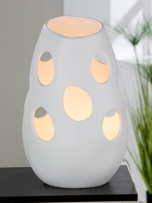 Gilde Keramik Lampe "Nazare" 28890