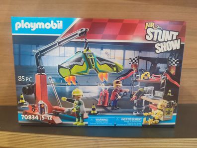 Playmobil Air Stuntshow 70834 Servicestation , Neu & OVP