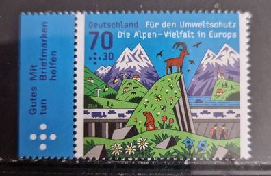 BRD - MiNr. 3245 - Umweltschutz (II): Die Alpen - Vielfalt in Europa