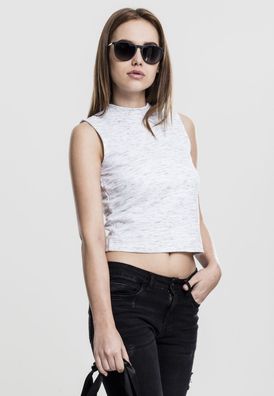 Urban Classics Female Shirt Ladies Space Dye Top White/ Black