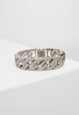 Urban Classics Armband Glitter Bracelet Silver