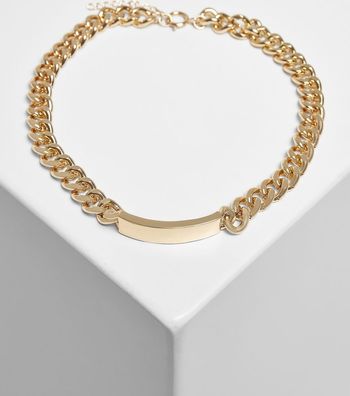Urban Classics Kette Plate Necklace Gold