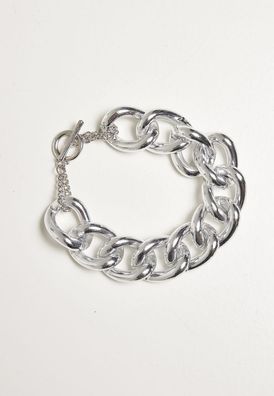 Urban Classics Armband Flashy Chain Bracelet Silver