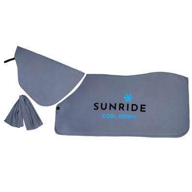 Sunride Cool Down Kühldecke mit Halsteil und Tuch
