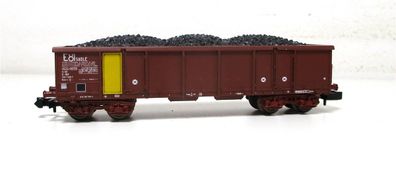 Roco N 25196 offener Güterwagen Hochbordwagen mit Kohle 534 5 644-7 SNCF (5897H)