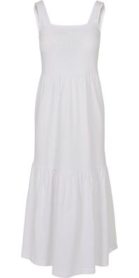 Urban Classics Damen Ladies 7/8 Length Valance Summer Dress White