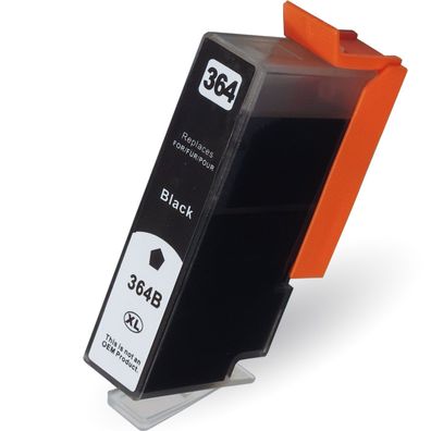 D&C Drukerpatrone Tinte ersetzt HP 364BK XL Schwarz Black CN684EE XL, CN680E für ...