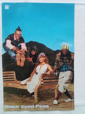 Originales altes Poster Black Eyed Peas