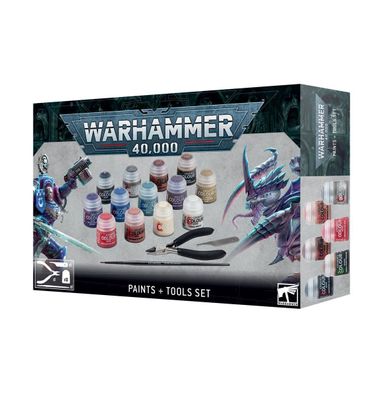 Warhammer 40K Paints + Tools Set 60-12