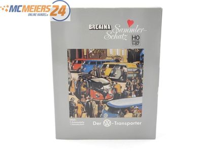 Brekina H0 Sammler-Schatz Modellauto-Set 7x VW Transporter und Sammlerheft 1:87
